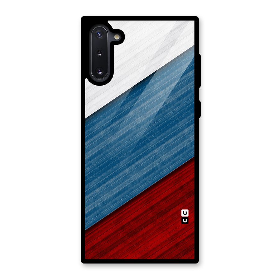 Slant Beautiful Stripe Glass Back Case for Galaxy Note 10