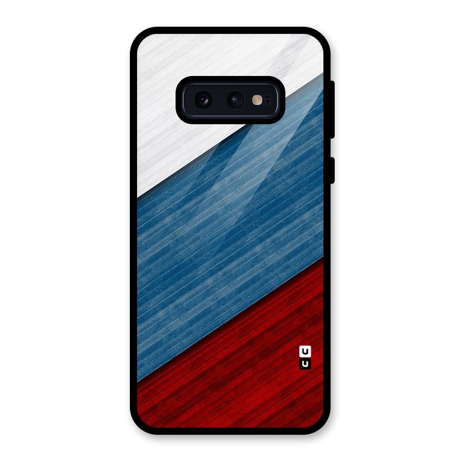 Slant Beautiful Stripe Glass Back Case for Galaxy S10e