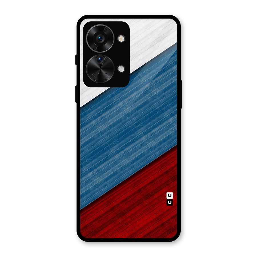Slant Beautiful Stripe Glass Back Case for OnePlus Nord 2T