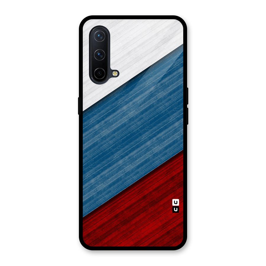 Slant Beautiful Stripe Glass Back Case for OnePlus Nord CE 5G