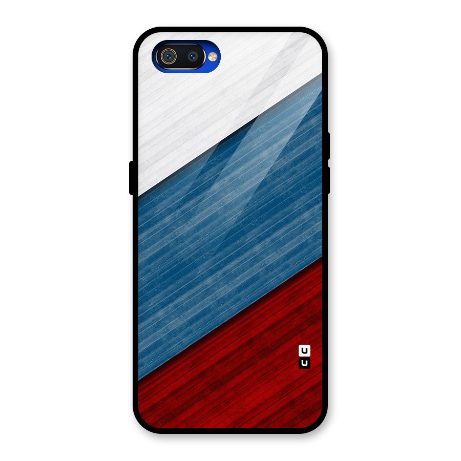 Slant Beautiful Stripe Glass Back Case for Realme C2
