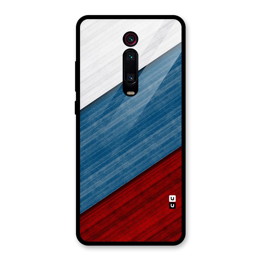 Slant Beautiful Stripe Glass Back Case for Redmi K20