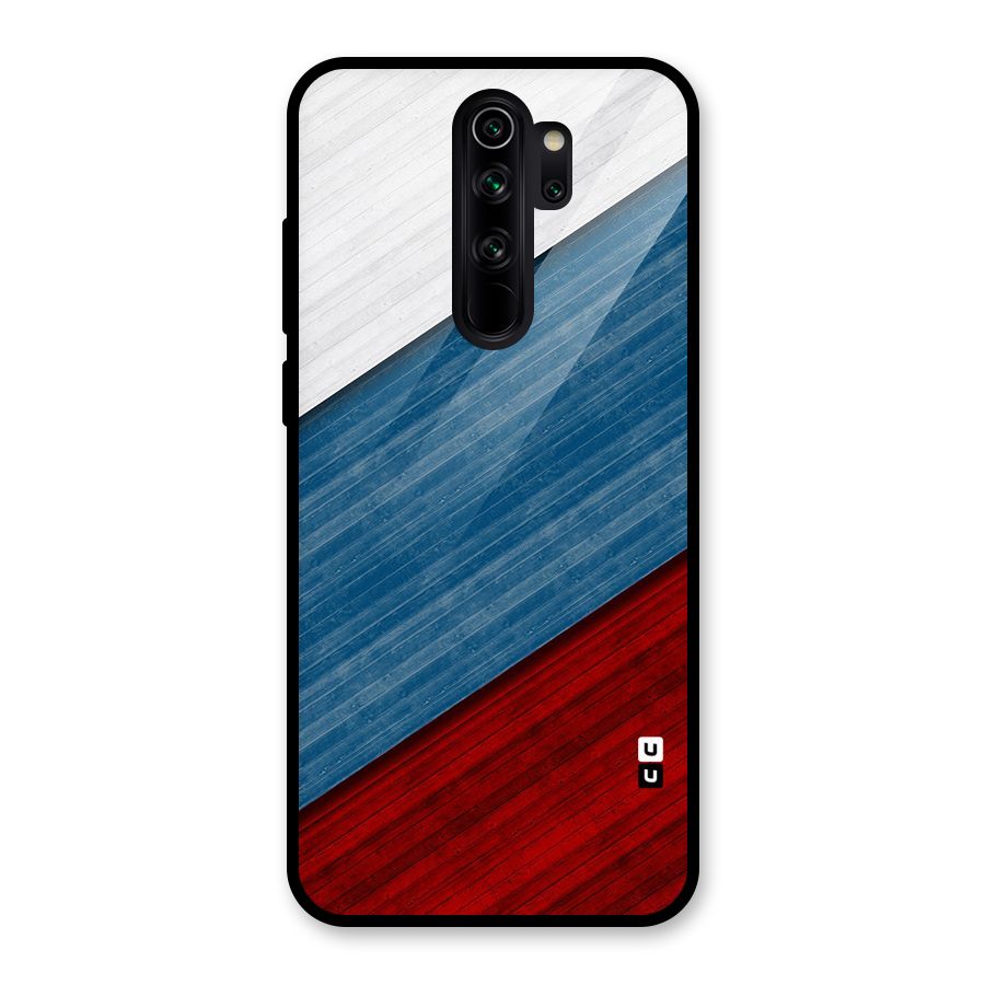 Slant Beautiful Stripe Glass Back Case for Redmi Note 8 Pro