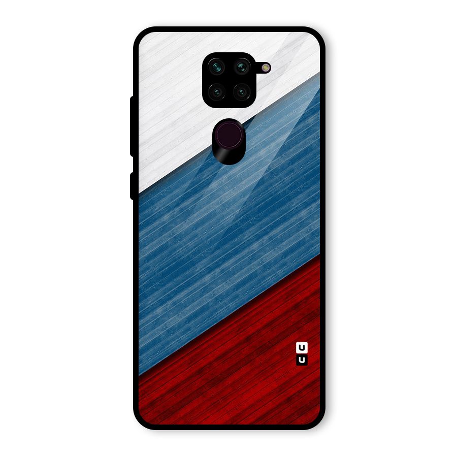 Slant Beautiful Stripe Glass Back Case for Redmi Note 9