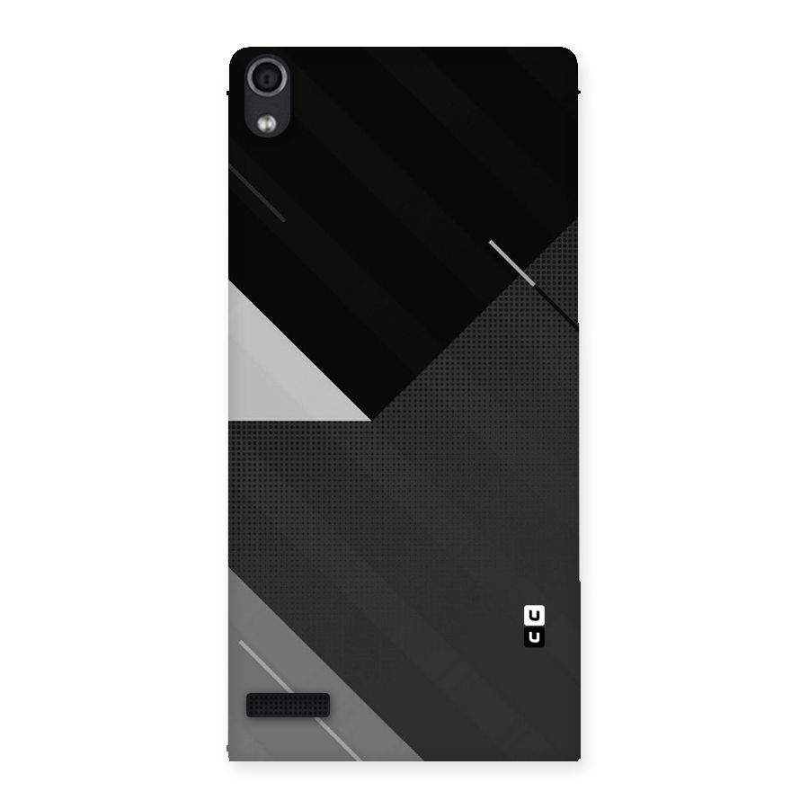 Slant Grey Back Case for Ascend P6