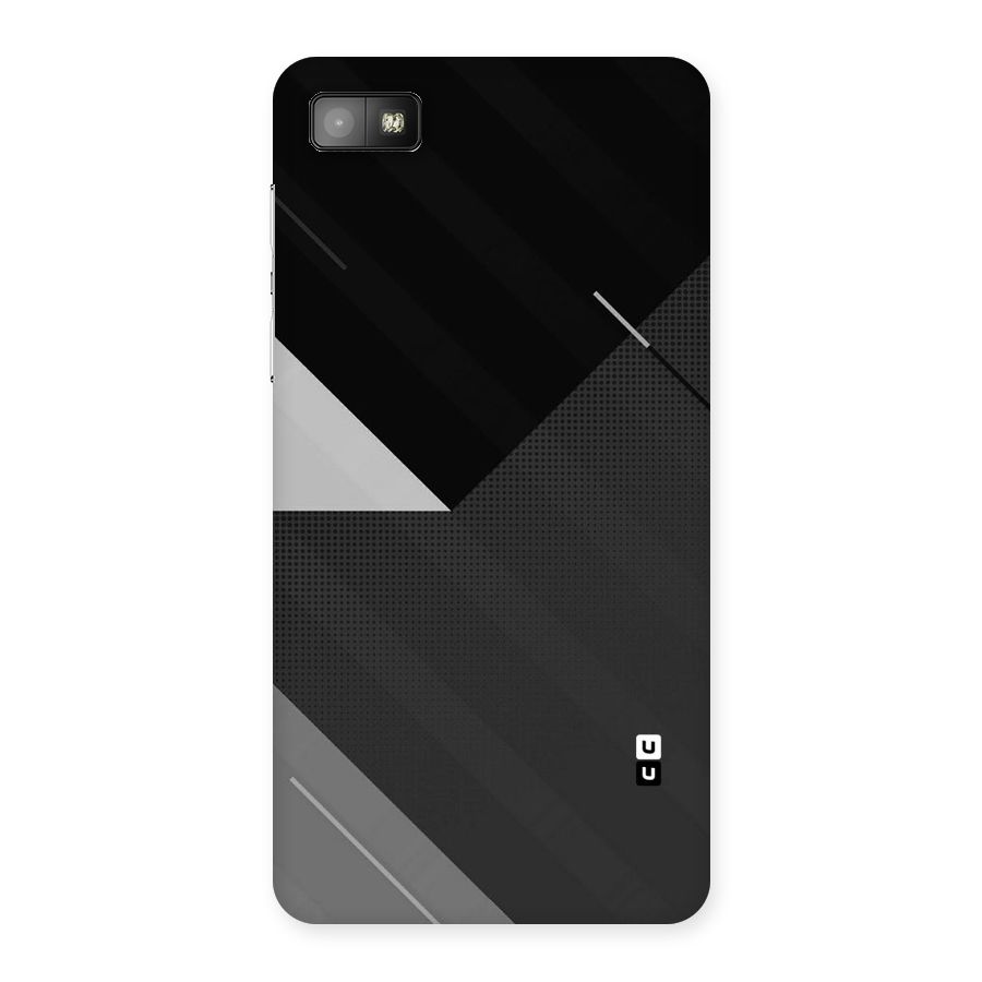Slant Grey Back Case for Blackberry Z10