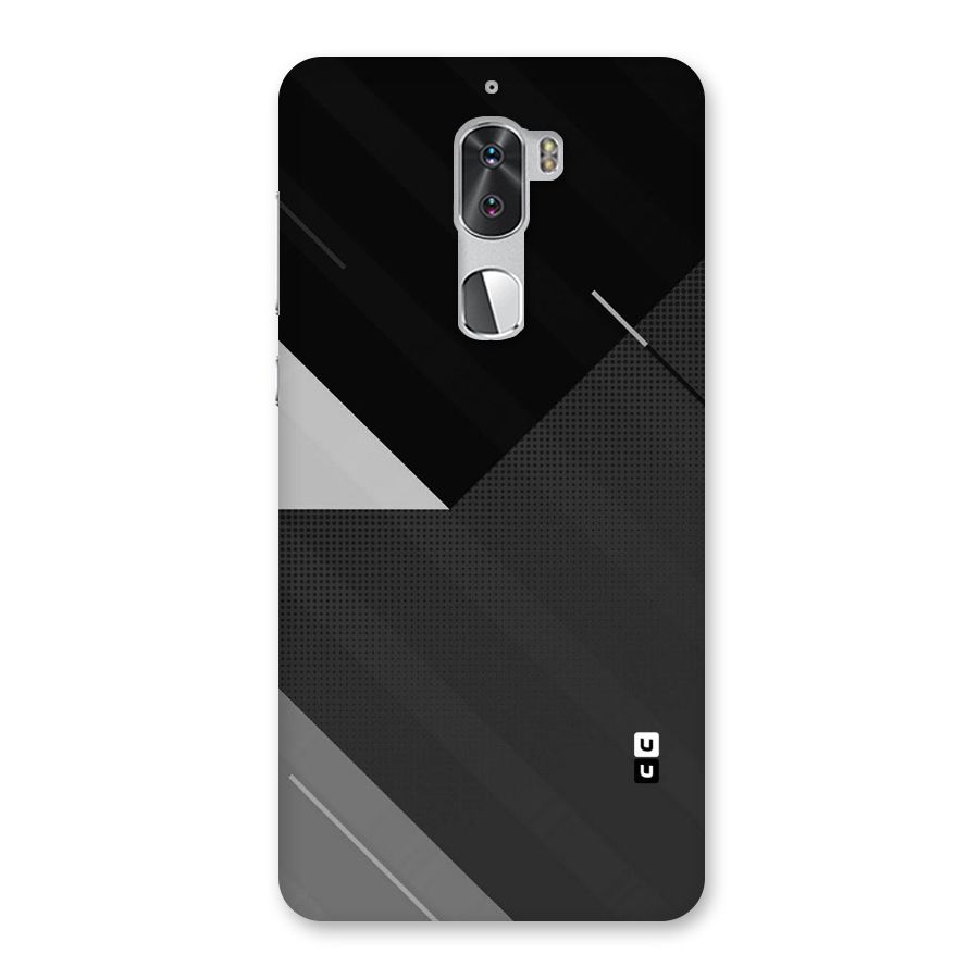 Slant Grey Back Case for Coolpad Cool 1