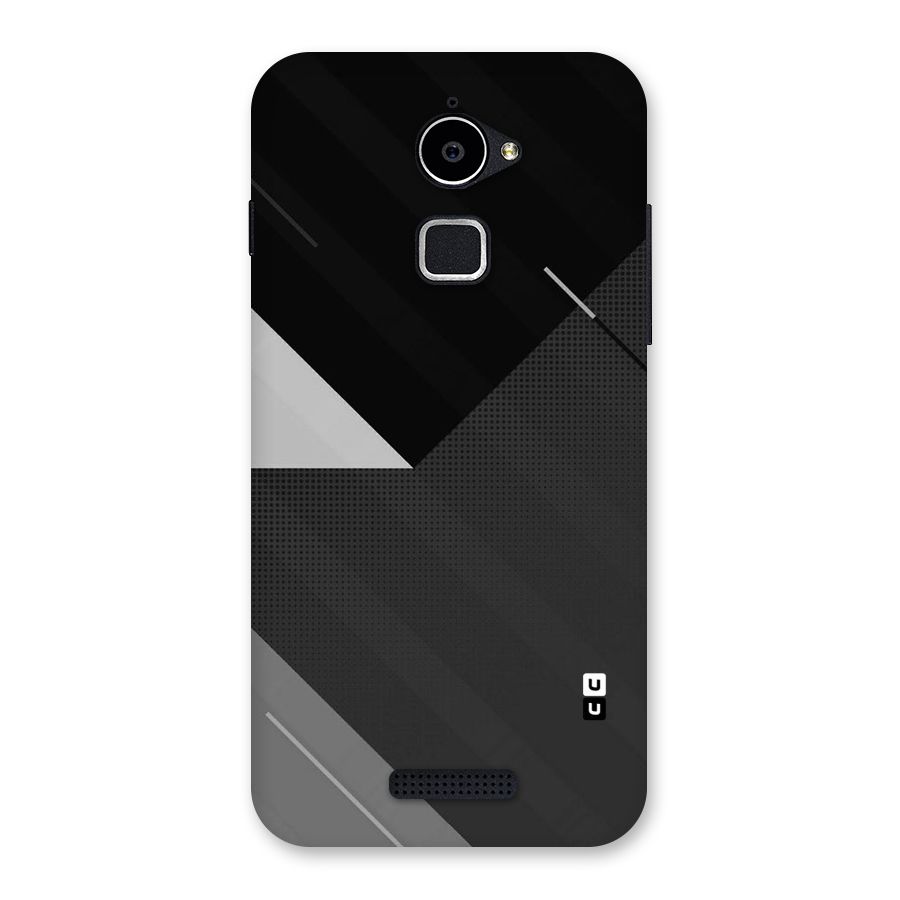 Slant Grey Back Case for Coolpad Note 3 Lite
