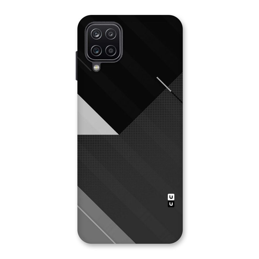 Slant Grey Back Case for Galaxy A12