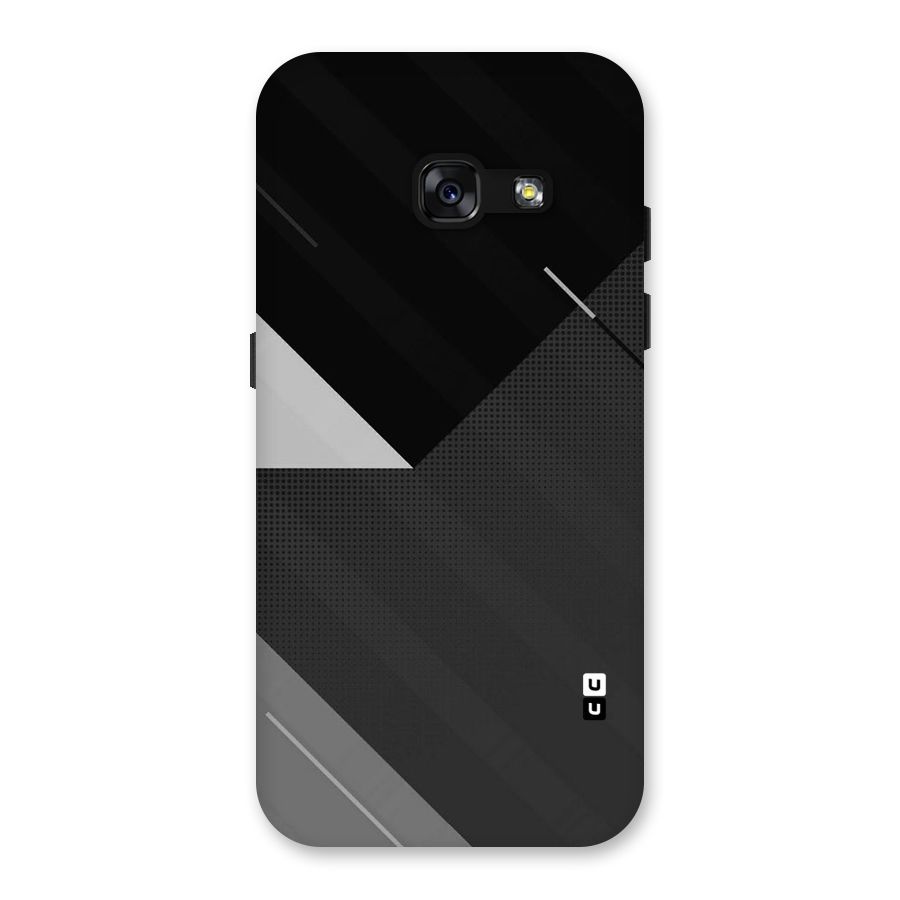 Slant Grey Back Case for Galaxy A3 (2017)
