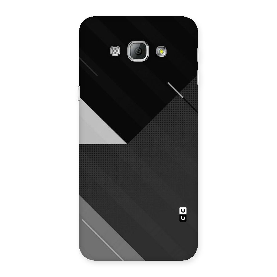 Slant Grey Back Case for Galaxy A8