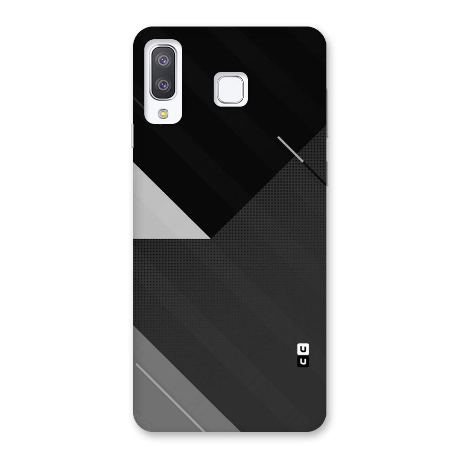 Slant Grey Back Case for Galaxy A8 Star