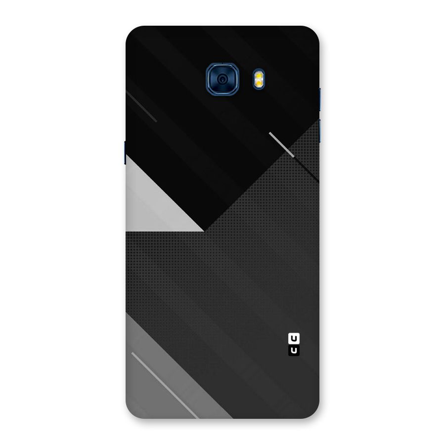 Slant Grey Back Case for Galaxy C7 Pro