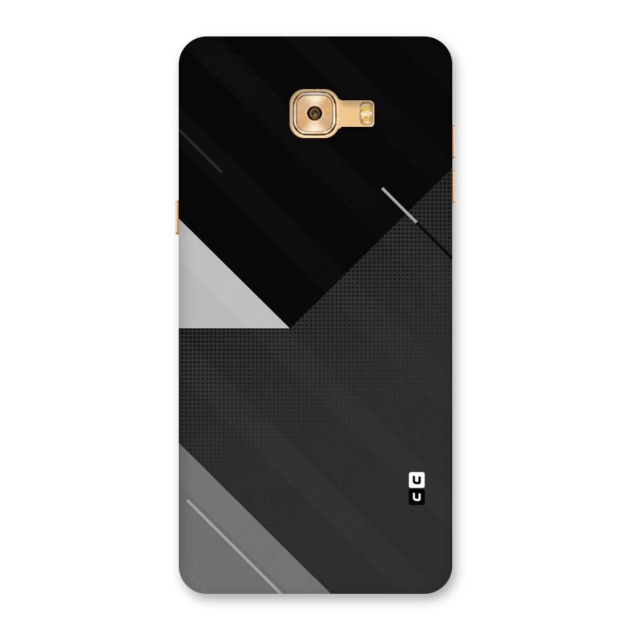 Slant Grey Back Case for Galaxy C9 Pro