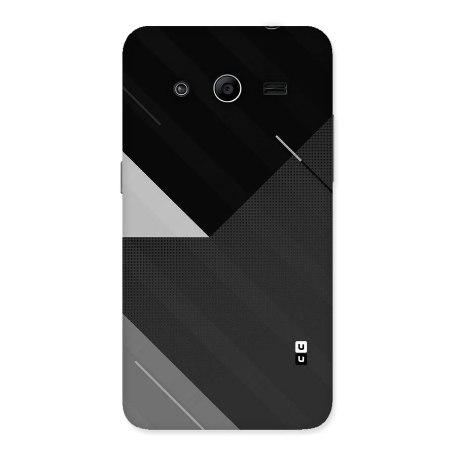 Slant Grey Back Case for Galaxy Core 2