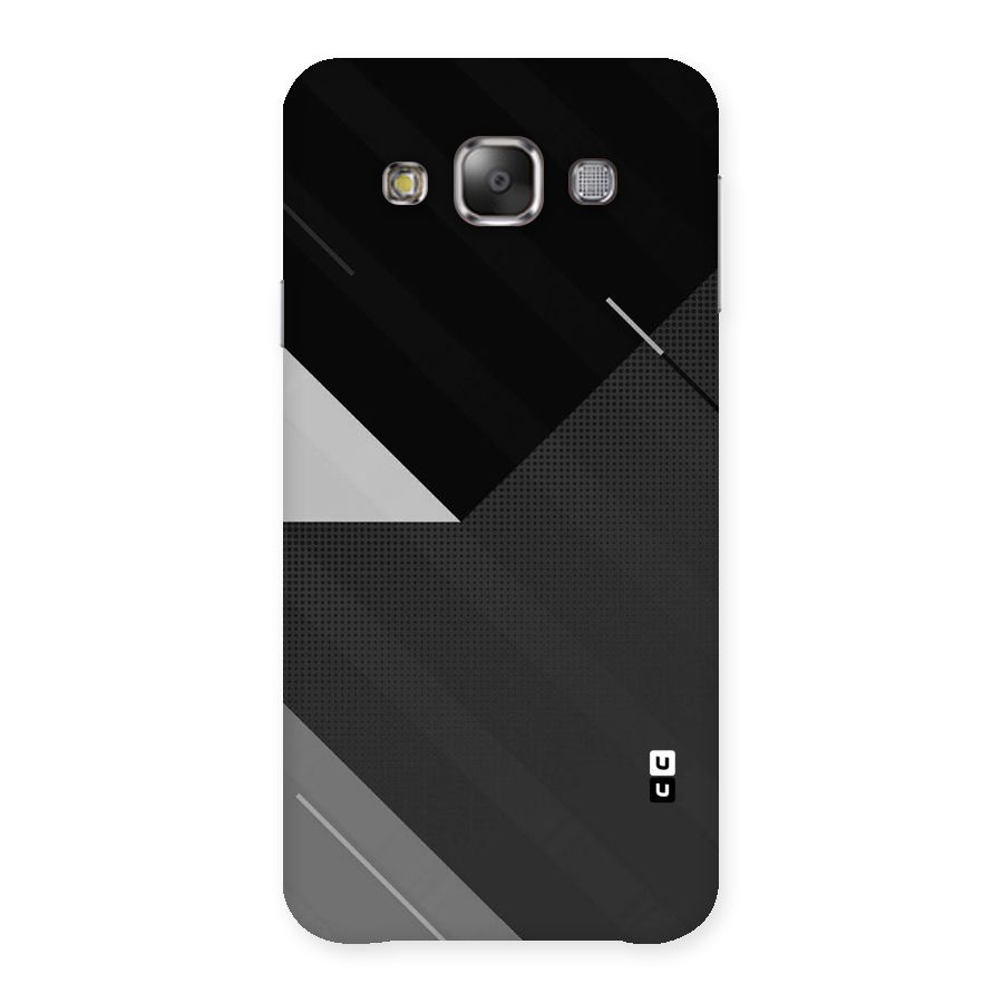 Slant Grey Back Case for Galaxy E7