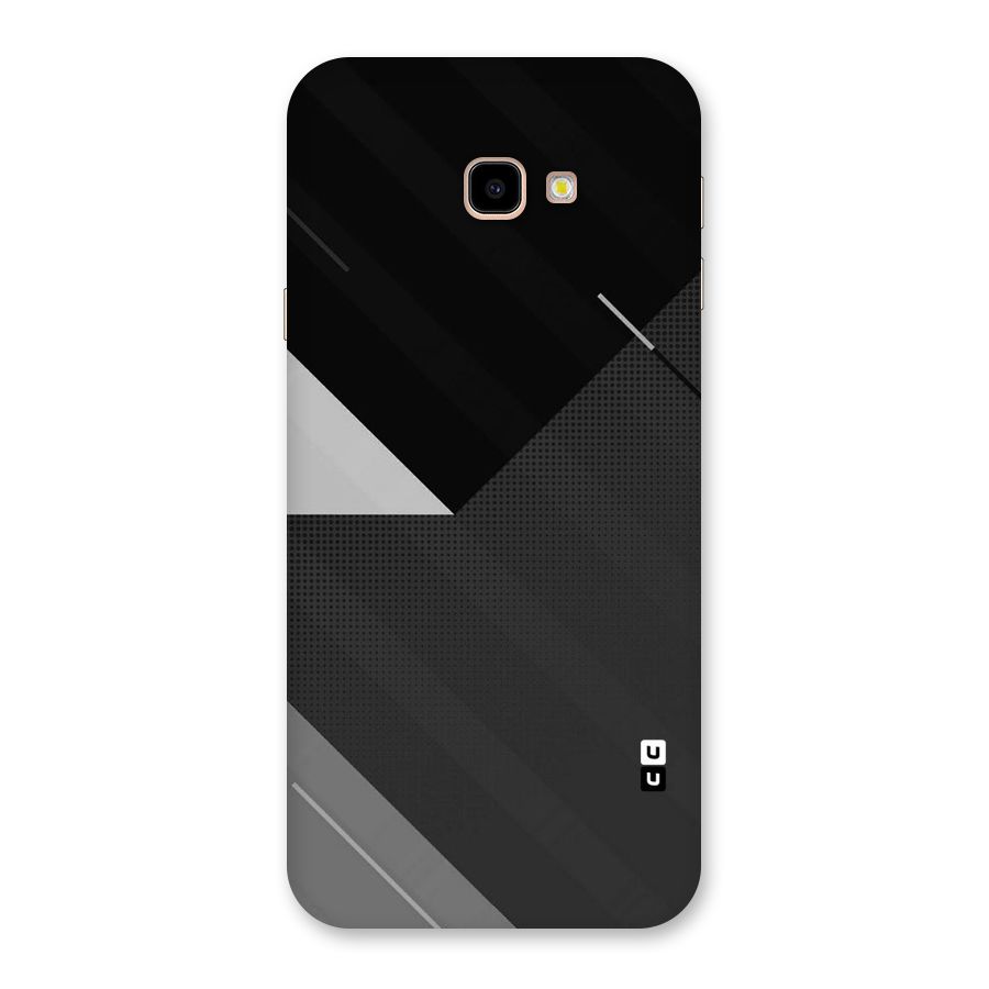 Slant Grey Back Case for Galaxy J4 Plus