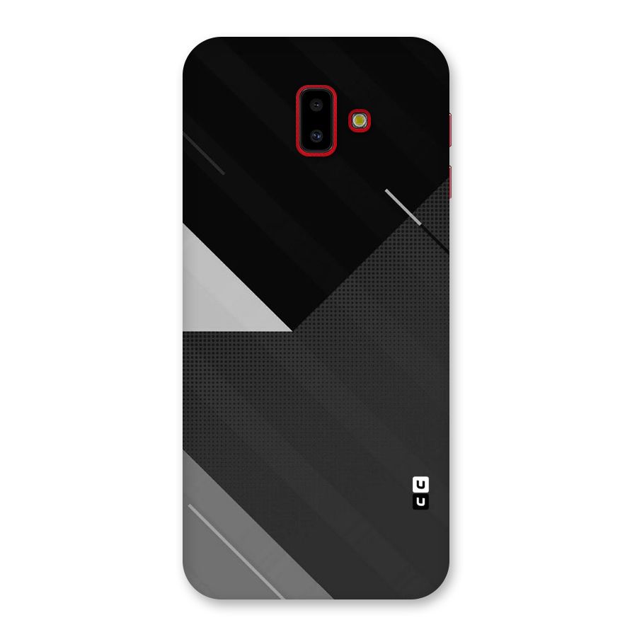Slant Grey Back Case for Galaxy J6 Plus