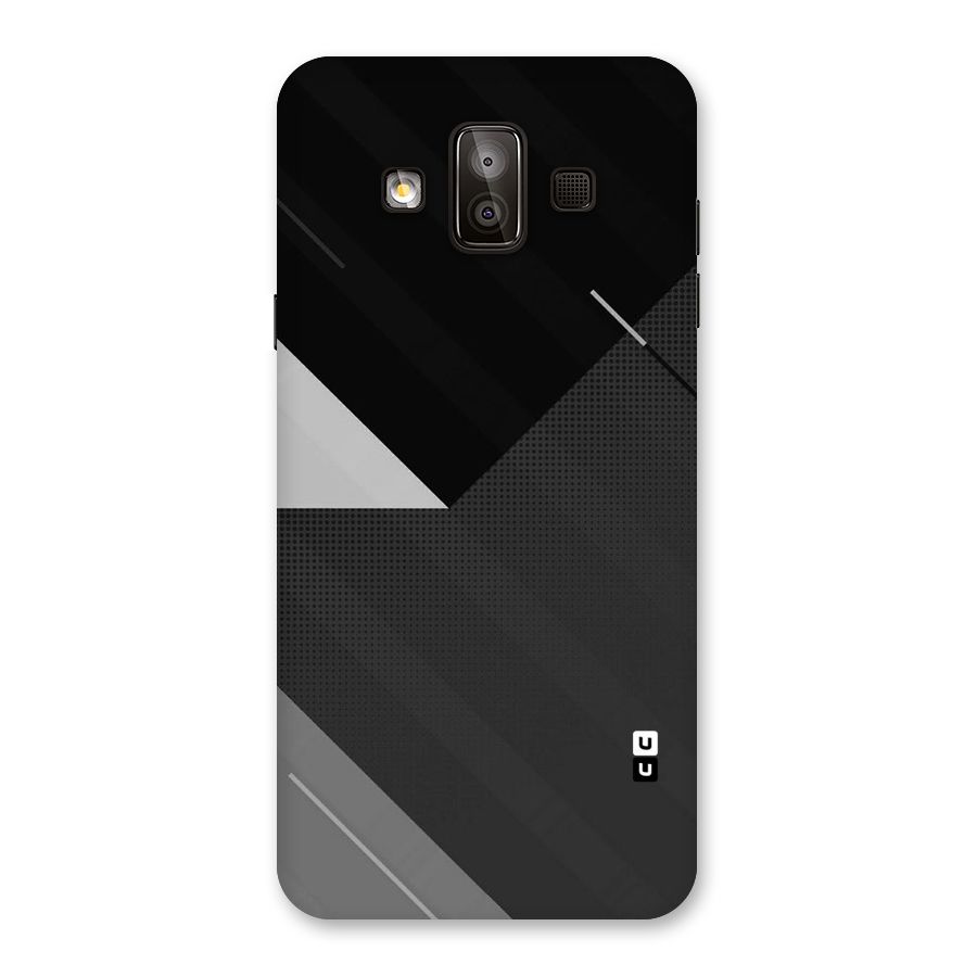 Slant Grey Back Case for Galaxy J7 Duo