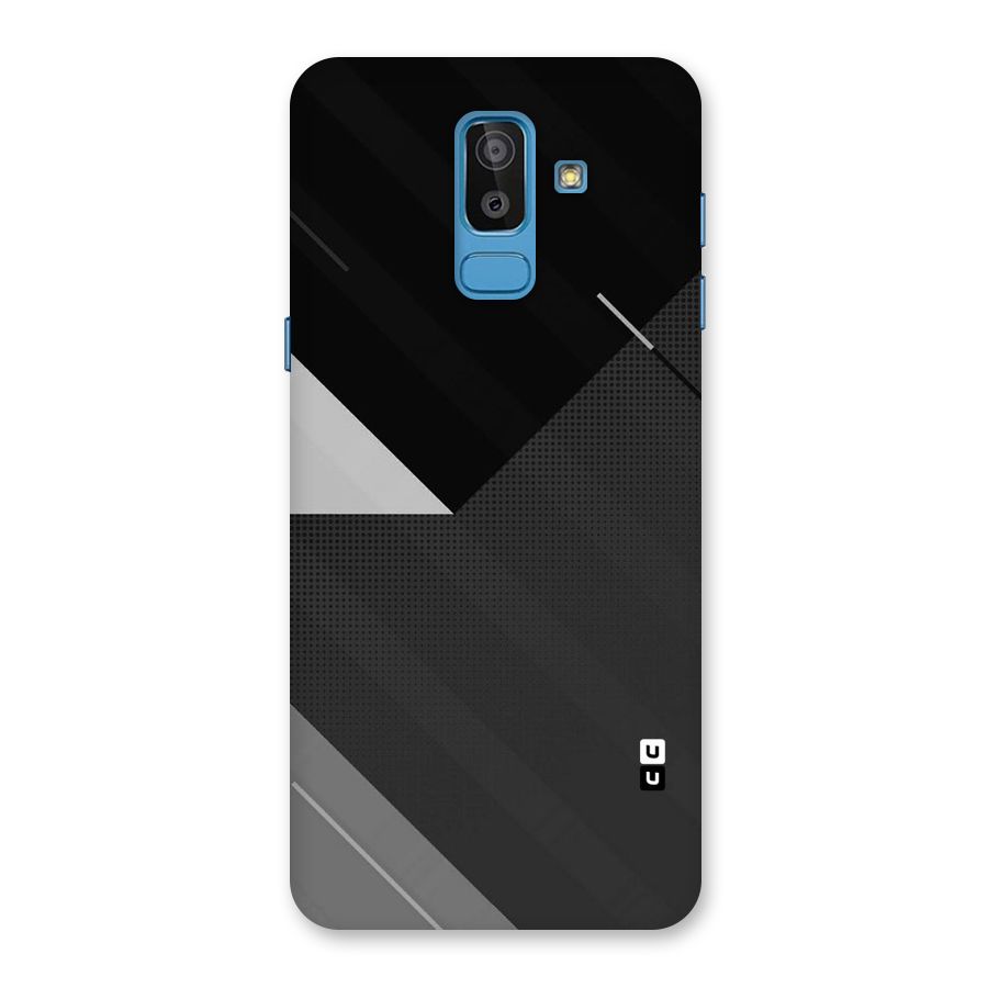 Slant Grey Back Case for Galaxy J8