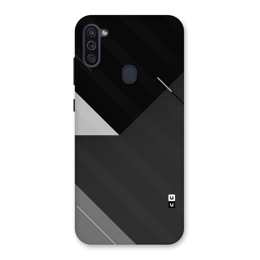 Slant Grey Back Case for Galaxy M11