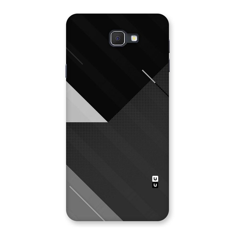 Slant Grey Back Case for Galaxy On7 2016