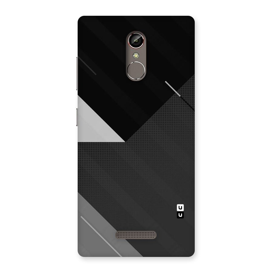 Slant Grey Back Case for Gionee S6s