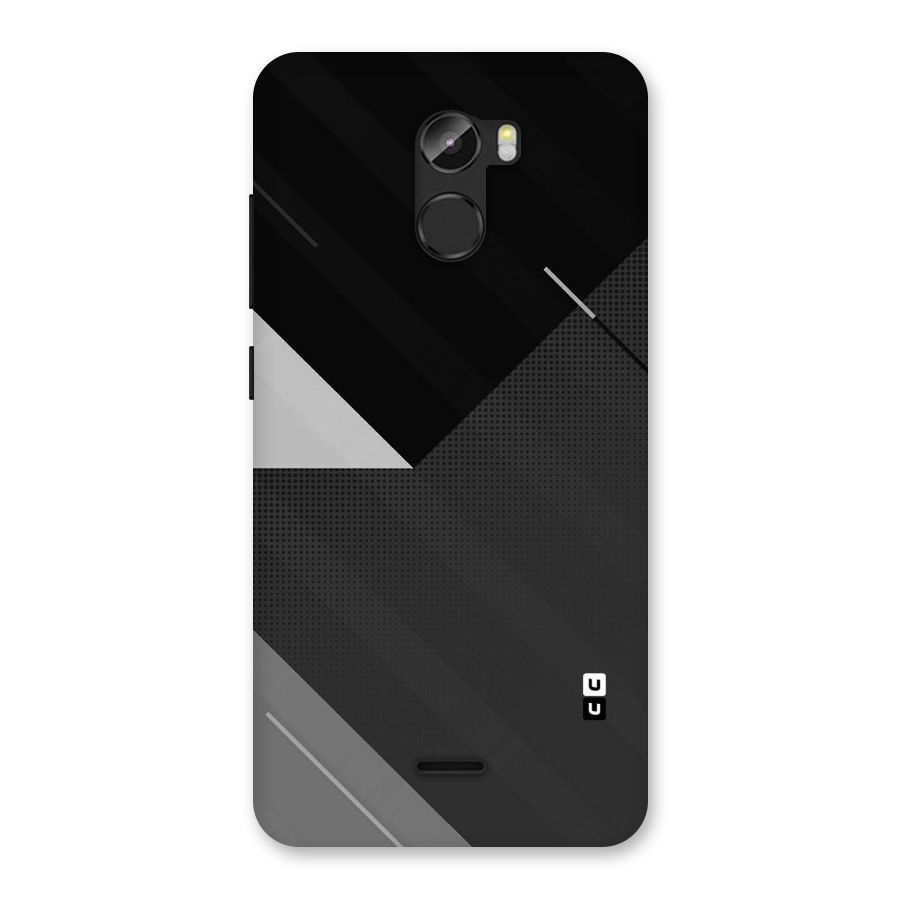 Slant Grey Back Case for Gionee X1