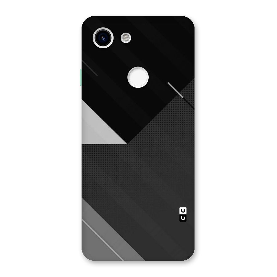 Slant Grey Back Case for Google Pixel 3