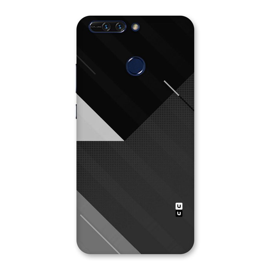 Slant Grey Back Case for Honor 8 Pro