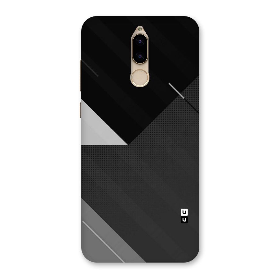 Slant Grey Back Case for Honor 9i