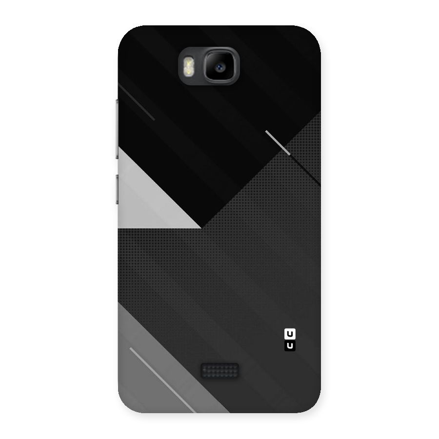 Slant Grey Back Case for Honor Bee