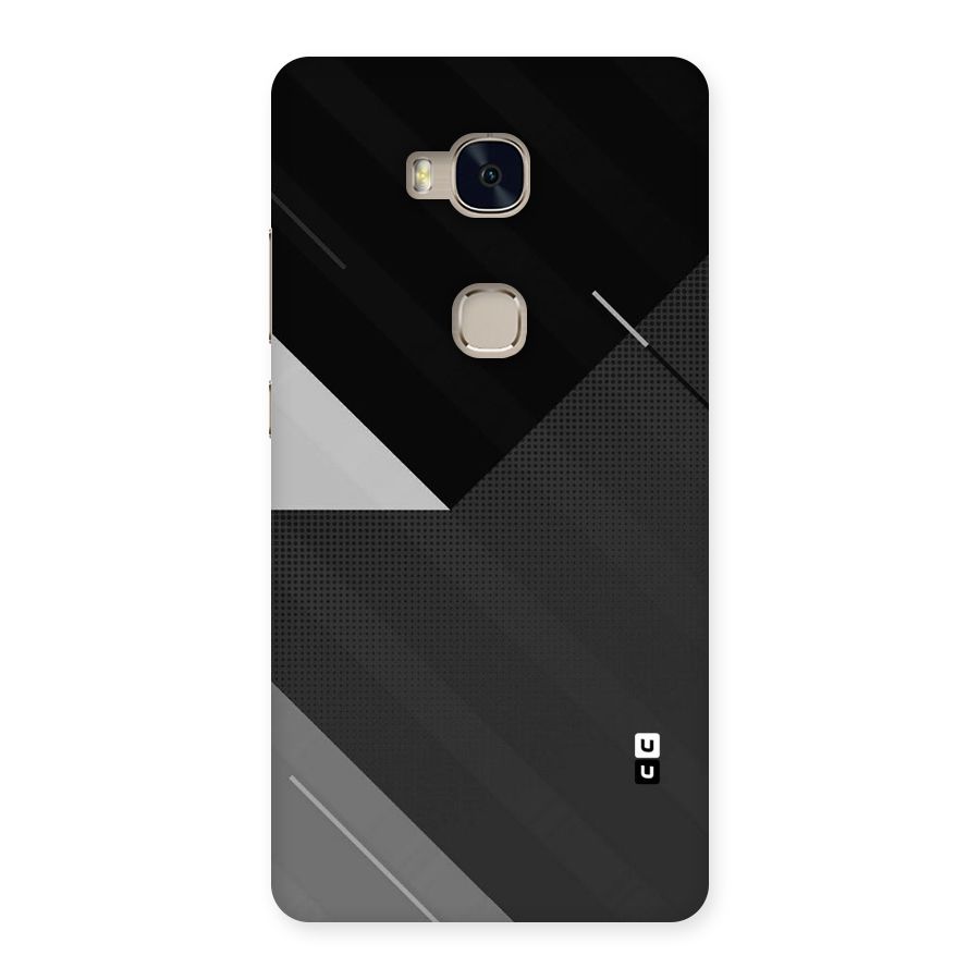 Slant Grey Back Case for Huawei Honor 5X