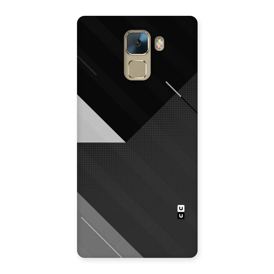 Slant Grey Back Case for Huawei Honor 7