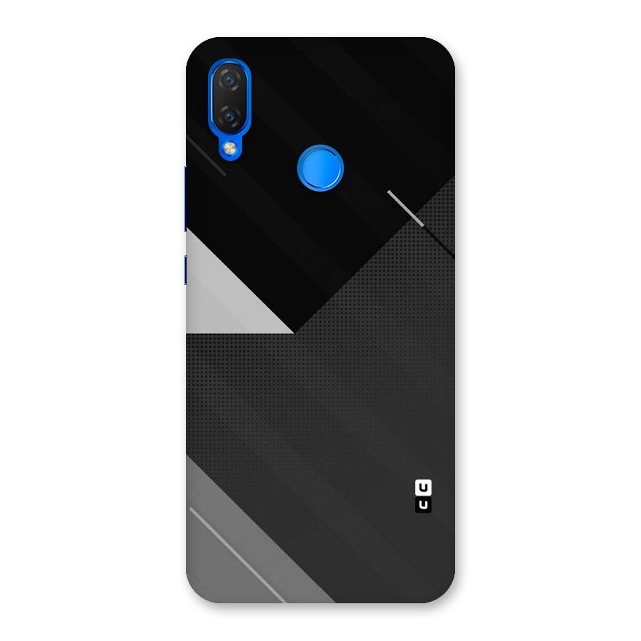 Slant Grey Back Case for Huawei P Smart+
