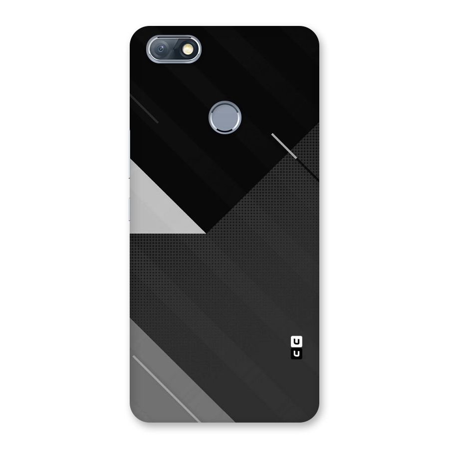 Slant Grey Back Case for Infinix Note 5