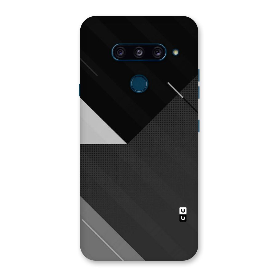 Slant Grey Back Case for LG  V40 ThinQ
