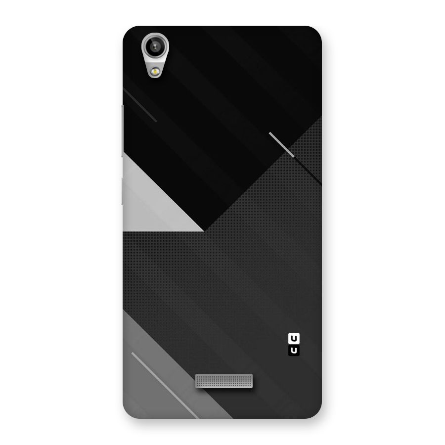 Slant Grey Back Case for Lava-Pixel-V1