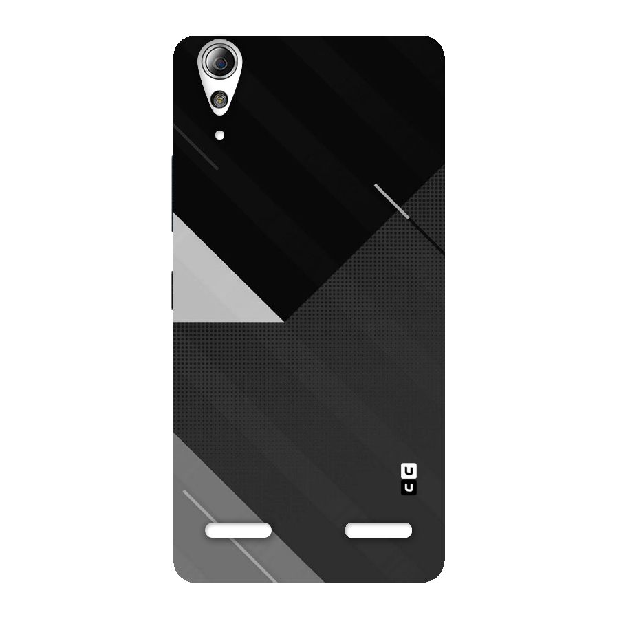 Slant Grey Back Case for Lenovo A6000