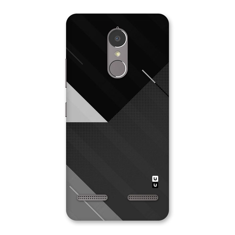Slant Grey Back Case for Lenovo K6