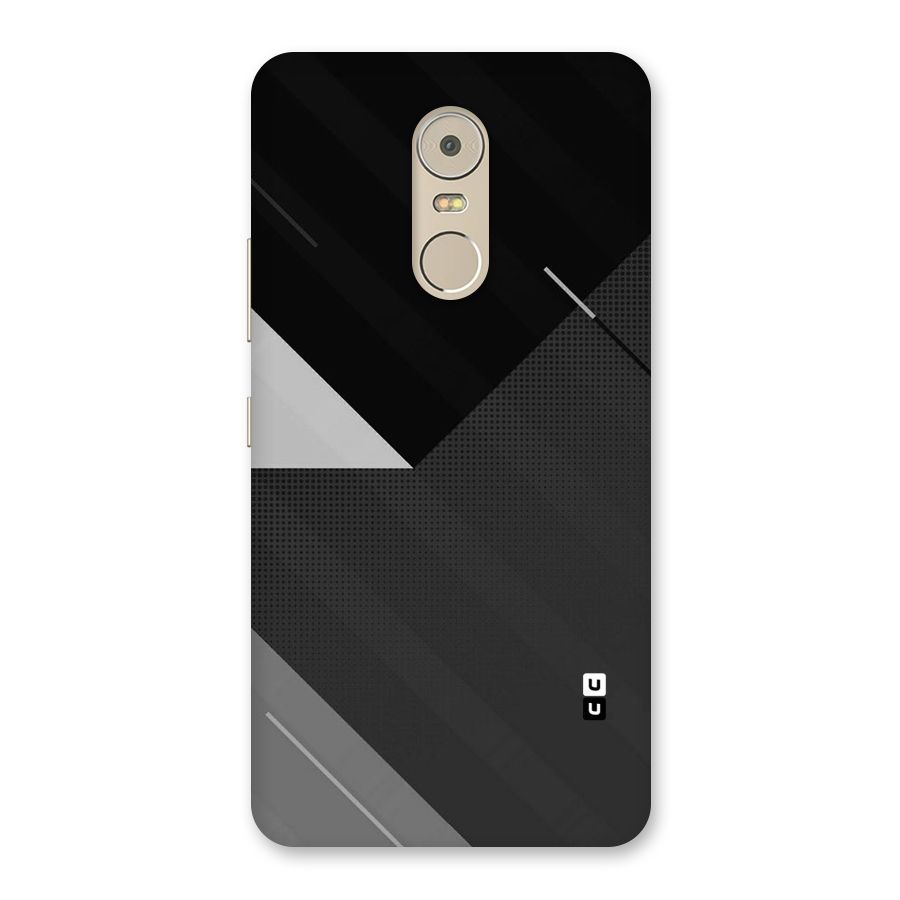 Slant Grey Back Case for Lenovo K6 Note