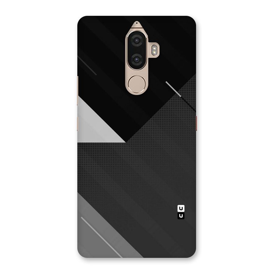 Slant Grey Back Case for Lenovo K8 Note