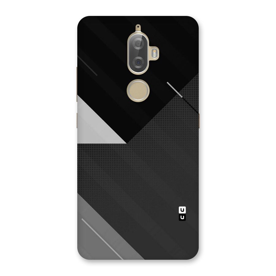 Slant Grey Back Case for Lenovo K8 Plus