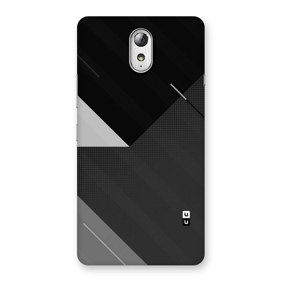 Slant Grey Back Case for Lenovo Vibe P1M