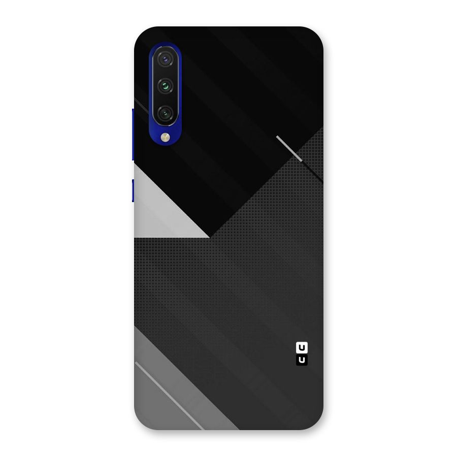 Slant Grey Back Case for Mi A3