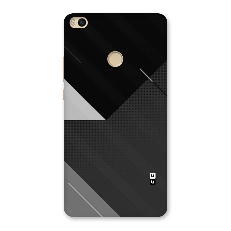 Slant Grey Back Case for Mi Max 2