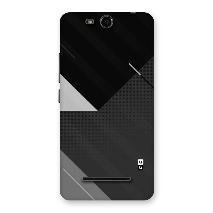 Slant Grey Back Case for Micromax Canvas Juice 3 Q392