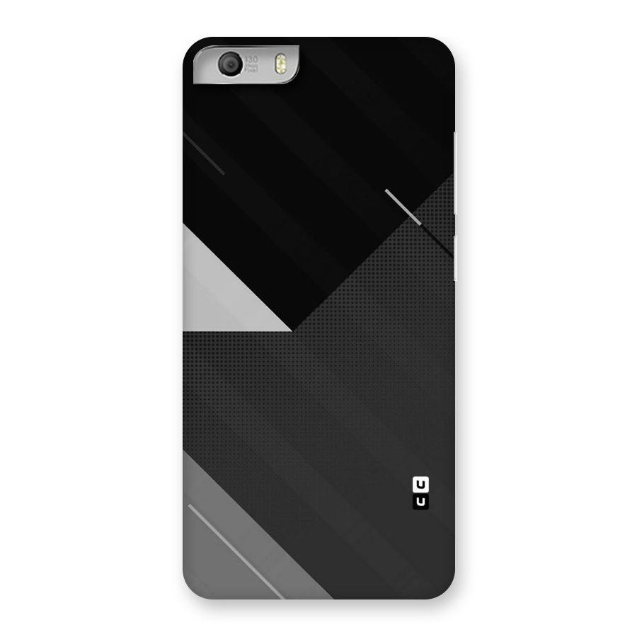 Slant Grey Back Case for Micromax Canvas Knight 2