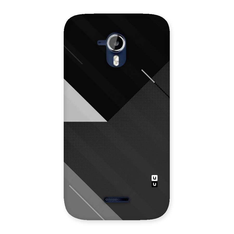 Slant Grey Back Case for Micromax Canvas Magnus A117