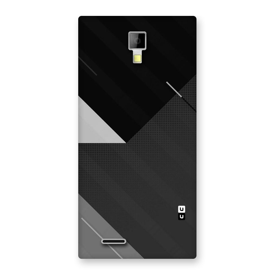 Slant Grey Back Case for Micromax Canvas Xpress A99